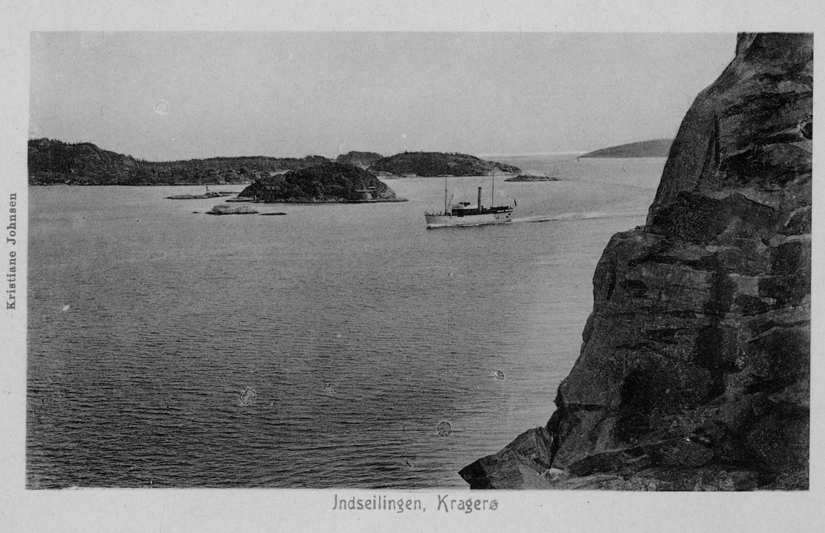Postkortserie fra Kragerø før 1900, 10 stk