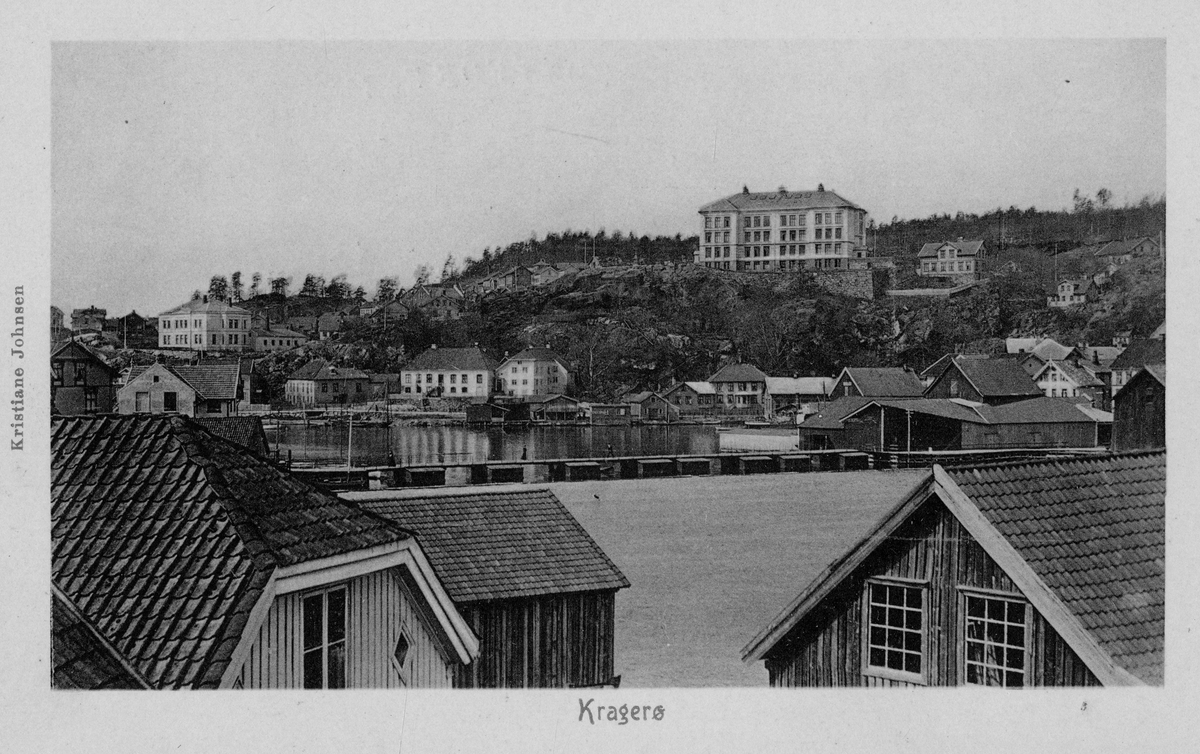 Postkortserie fra Kragerø før 1900, 10 stk