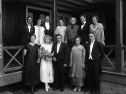 Bryllupsbilde av slekten