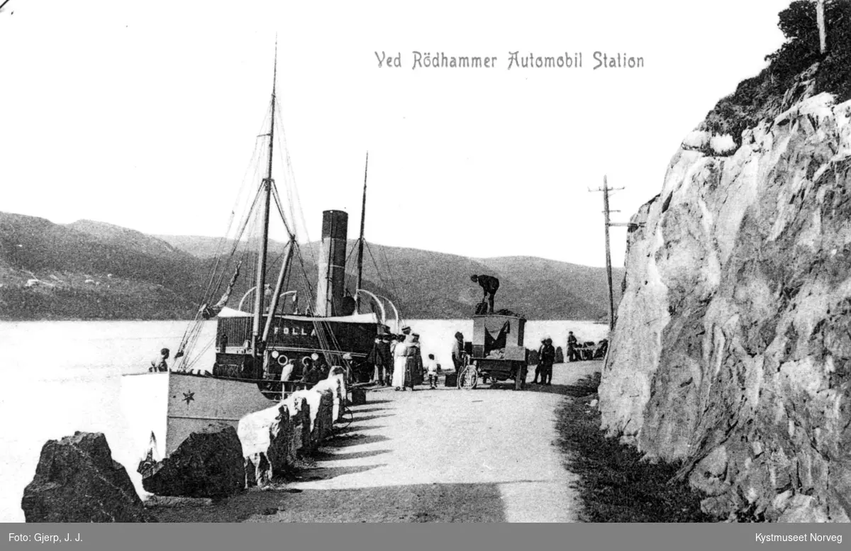 Namdalseid, M/S "Folla" ved Rødhammer