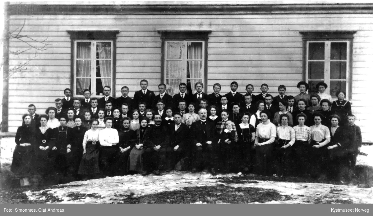 Namdal Folkehøyskole 1911-1912 i Namsos kommune
