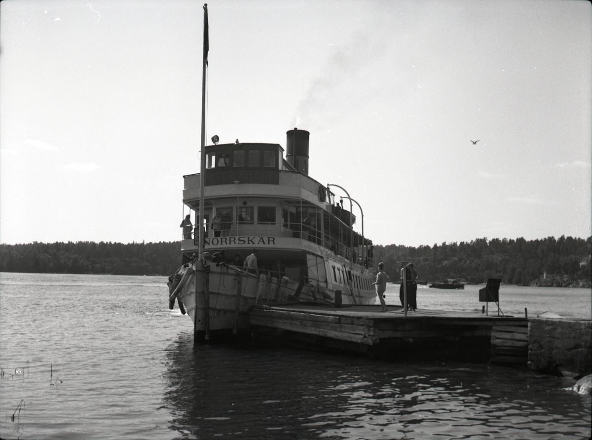Norrskär vid Sippsö brygga 26/7 1964.