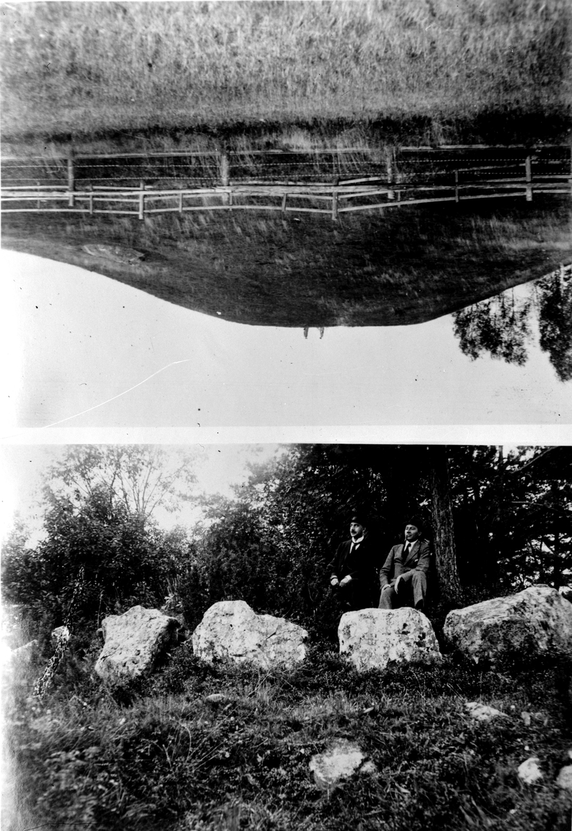 Ströbohög och Sten-sättning i Macksta omkring 1930