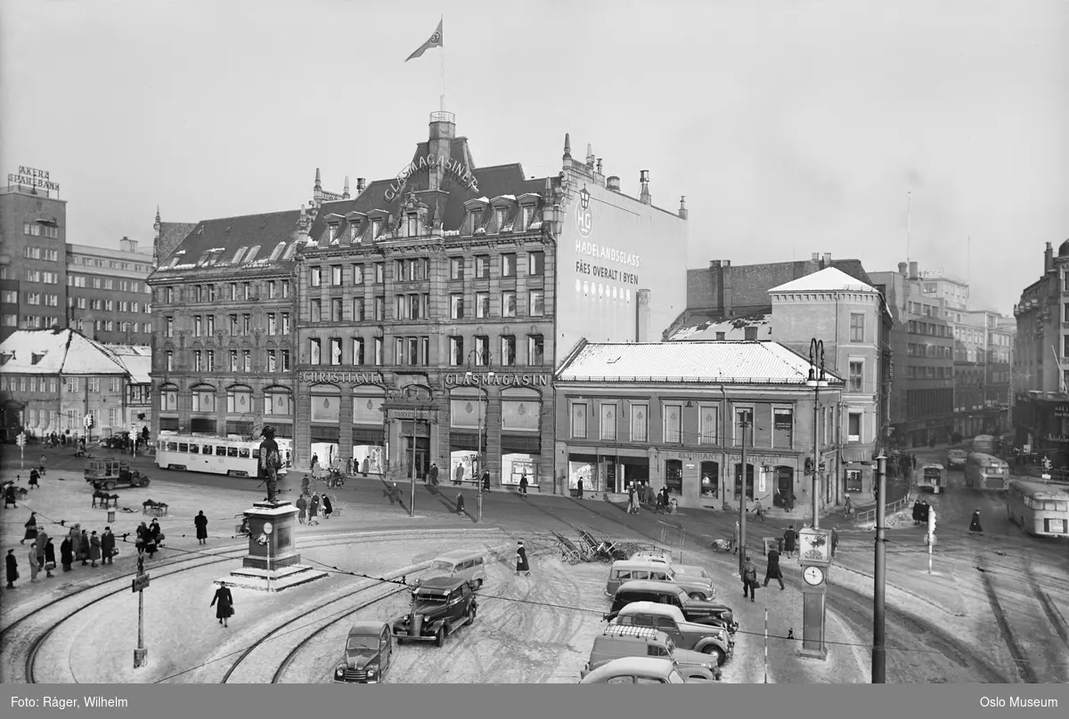 Christiania Glasmagasin. - Oslo Museum / DigitaltMuseum