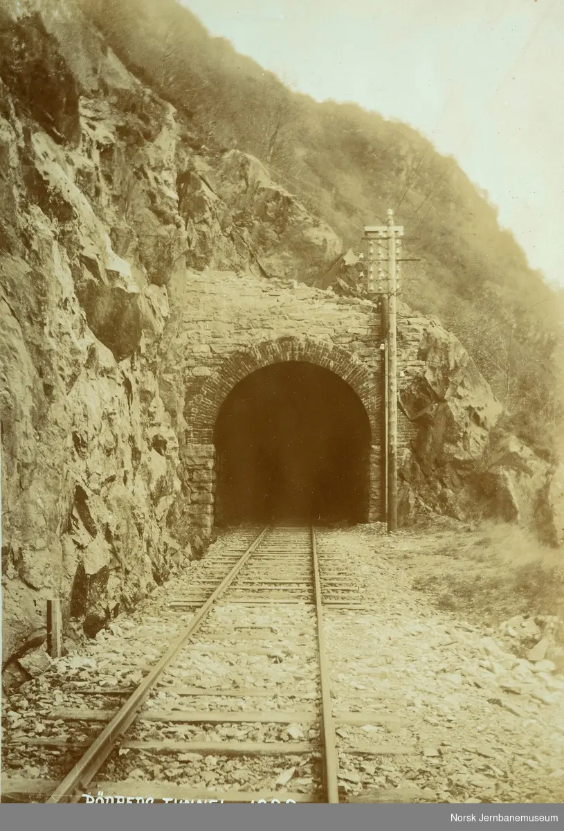 Rødberg tunnel på Vossebanen