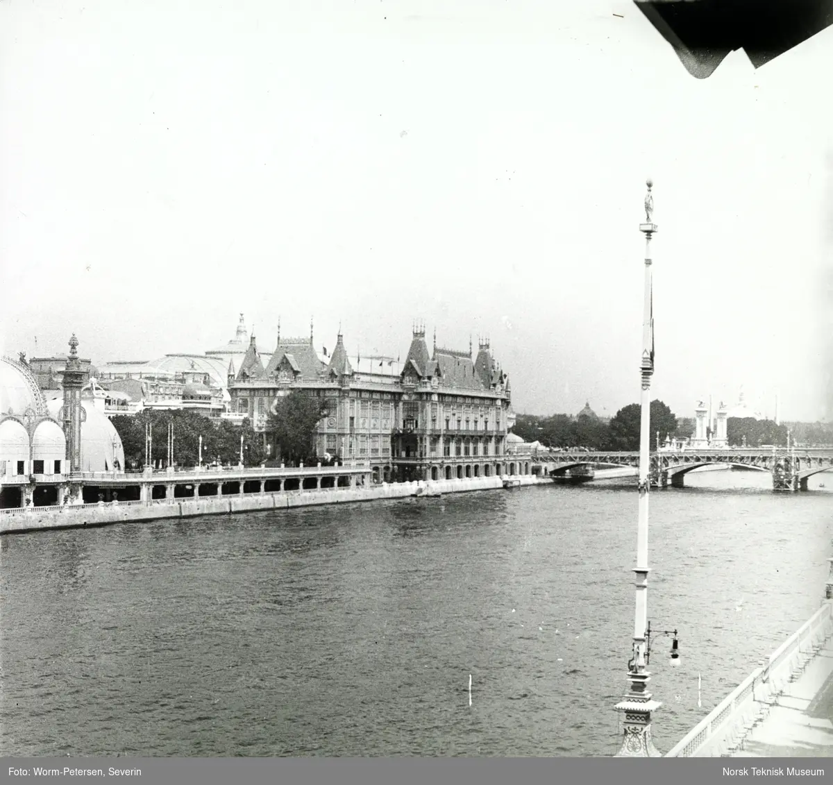 Frankrike: Udsigt fra Norges pavillon, Pariserudstillingen 1900