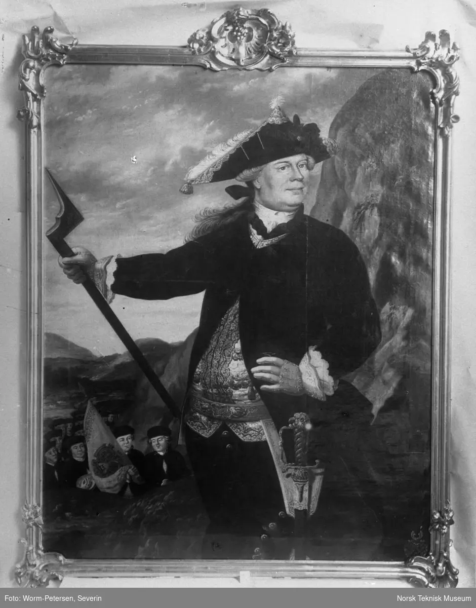 E.G. Tunmark: Portrett av Berghauptmann Helzen, fra pakke merket Gammel dansk-norsk Portrætmaleri, ved Dr. A. Aubert