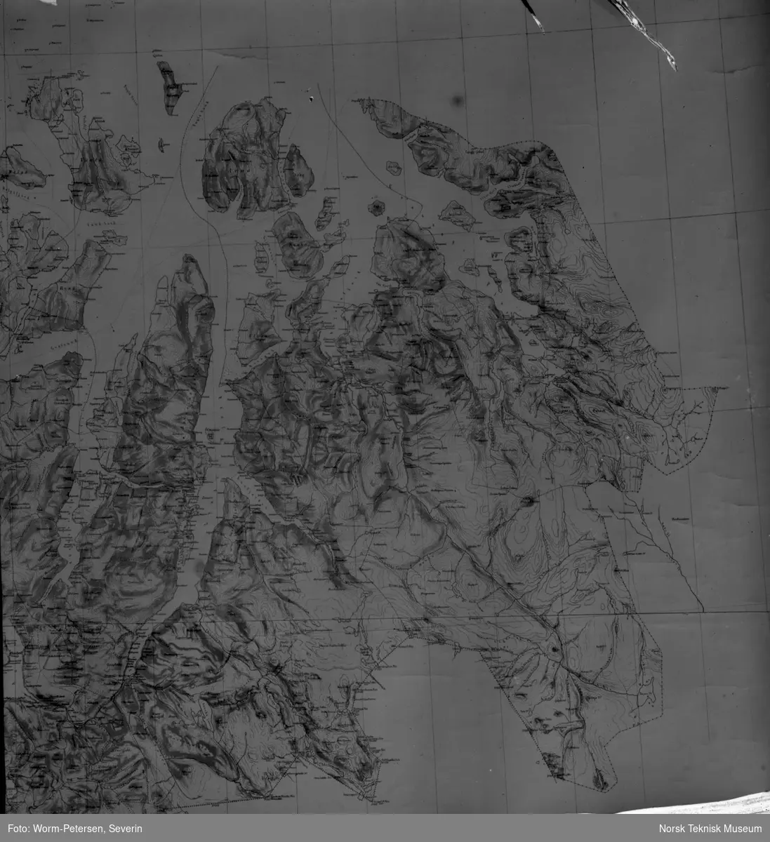 Kart over Lyngenfjorden