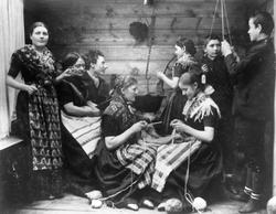 Portrett av en gruppe mennesker, Færøyene