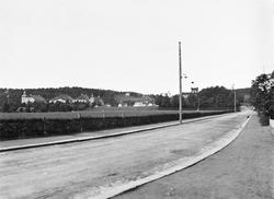 Sandefjord. Sannsynligvis Hjertnespromenaden med Ranvikskoge