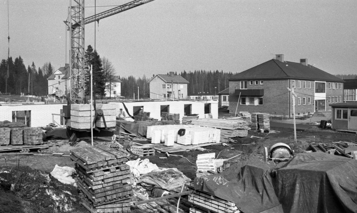 Kommunal nummer Pålsboda 17 mars 1967
.
Ålderdomshemmet Sköllegården under uppbyggnad.
