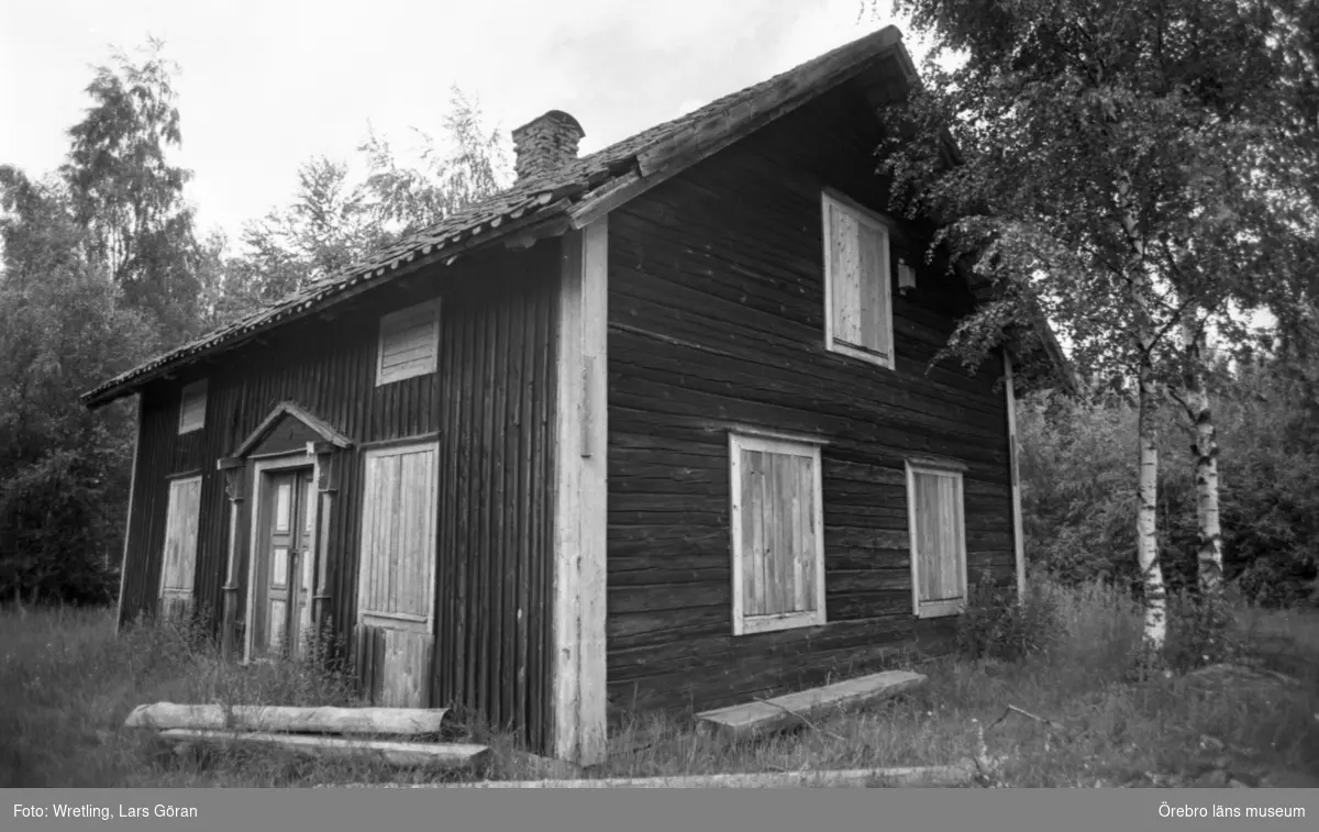 Gruva i Mullhyttan, 15 juli 1974.
Huvudbyggnaden vid Gryt, Tryggeboda.