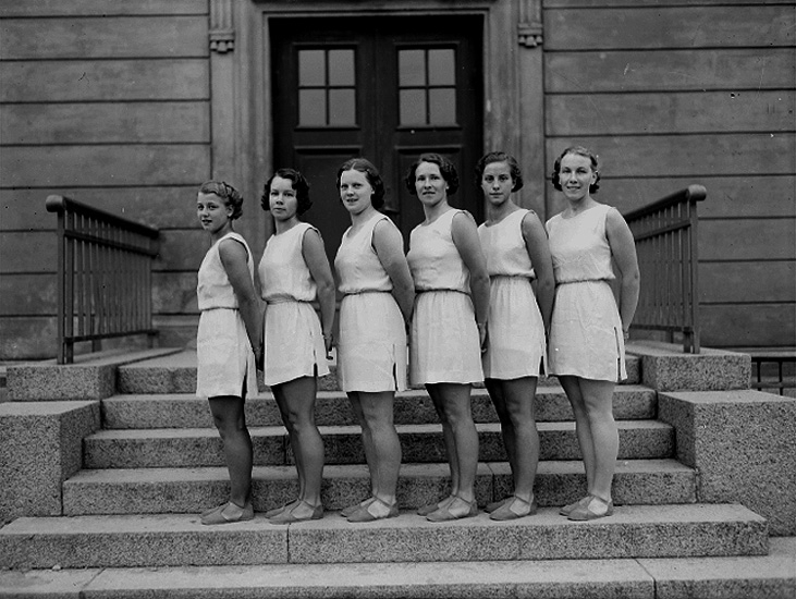 Arbetarnas Gymnastik Förening, AGF, Olympiagymnaster, 6 kvinnor.