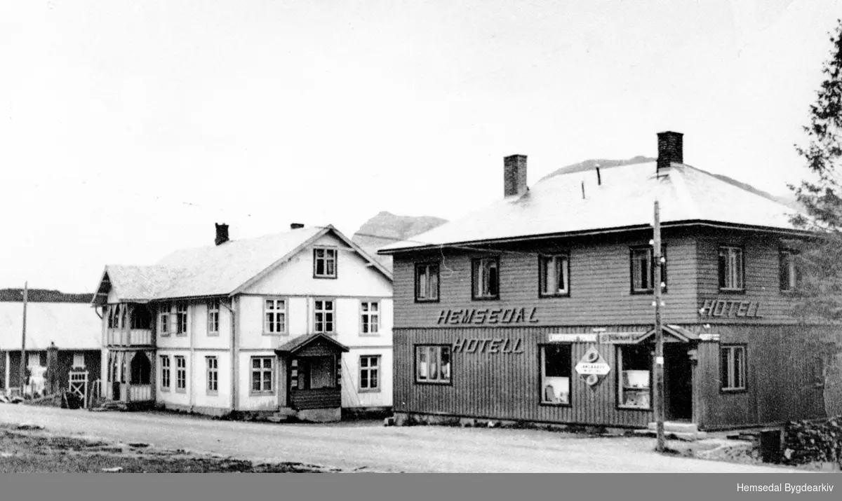 Hemsedal Hotell, frå starten var dette Kirkebø Hotell