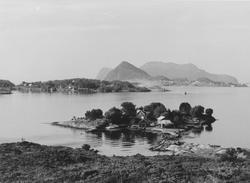 Motiv av holmen Humlekavlen sett mot vest.