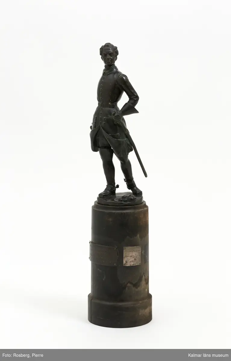 Statyett, föreställer kung Karl XII.