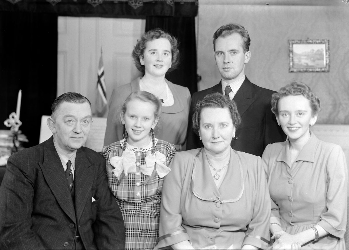 Axel Jørgensen med familie