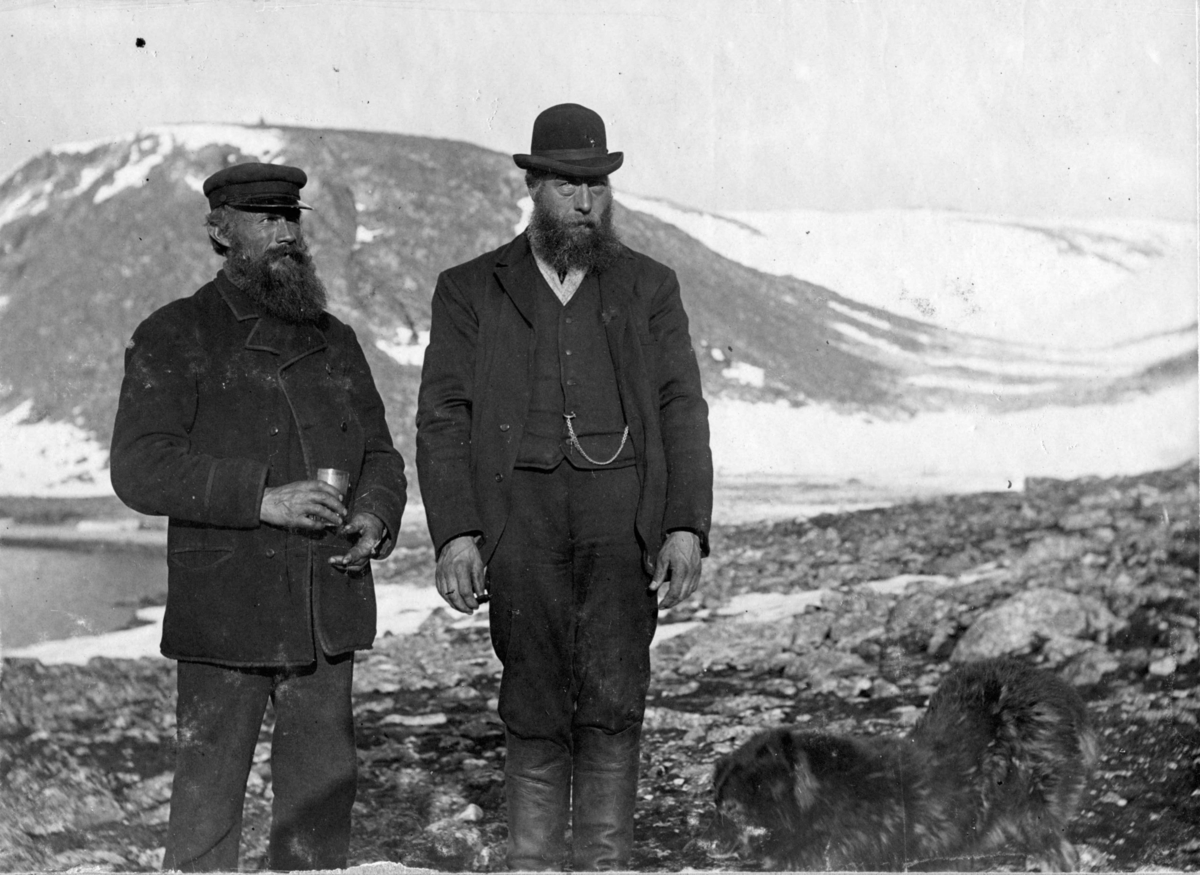 "Norska fångstmän", sannolikt Johannesen och Ture