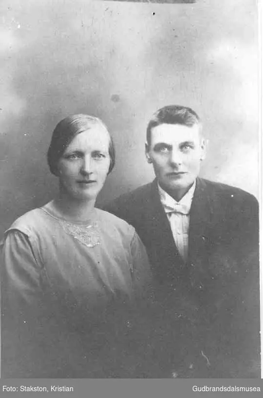 Mari Ulen (f. Brandsar 1892) og ektemannen Ole Ulen (f. 1891)