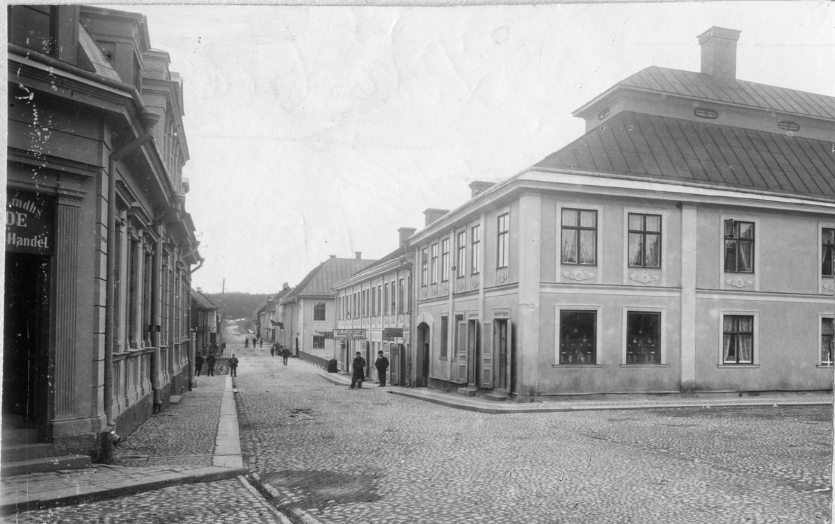 Kapellgatan i Arboga 1901.