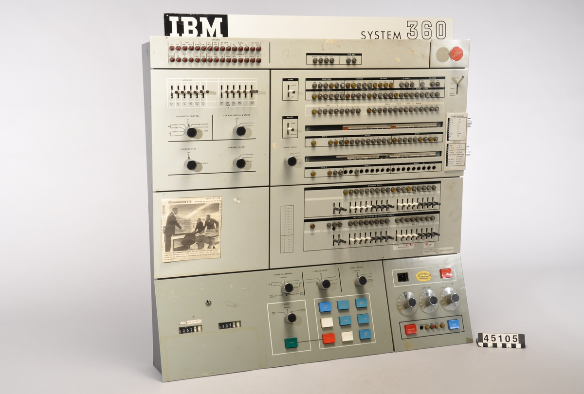 Operatörspanel - Tekniska museet / DigitaltMuseum