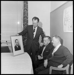 Person som var med på anleggstart i 1928. Sverre Hansen, J. 