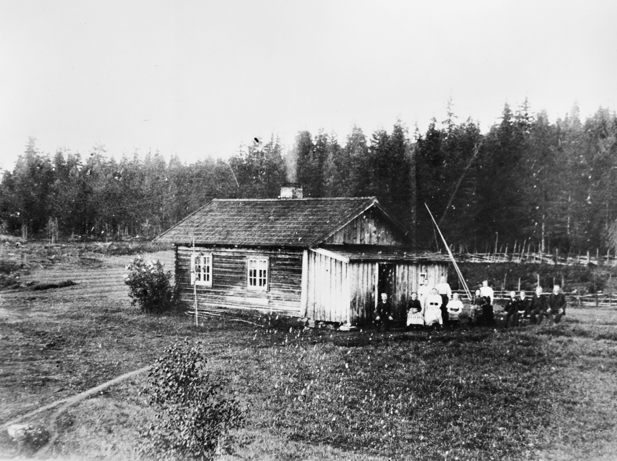 Husmannsplassen Lang ved Langsjøen i N. Høland, ca. 1865