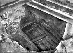 Ved en graving under verandastua til Borregårdsveien 7 i Sar