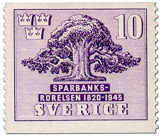 Ek symbol för sparbanksrörelsen i Sverige.