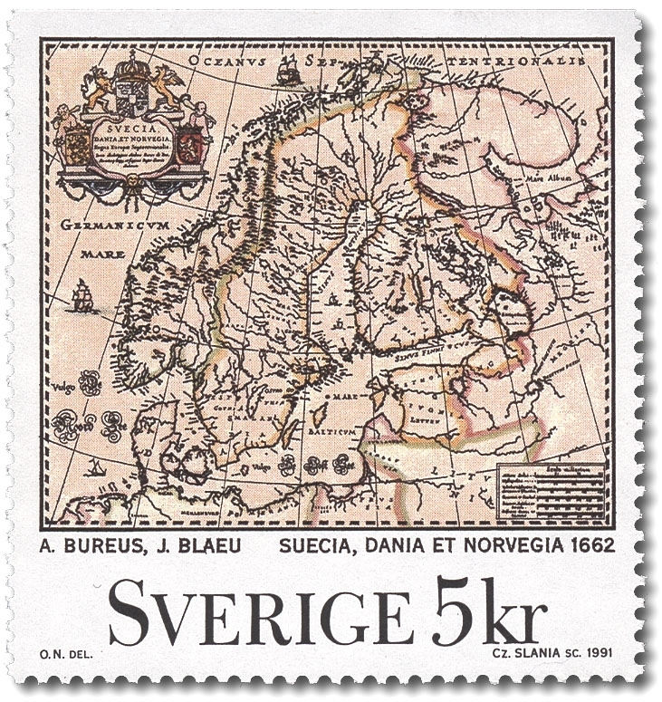Suecia, Danica et Norvegia 1662.