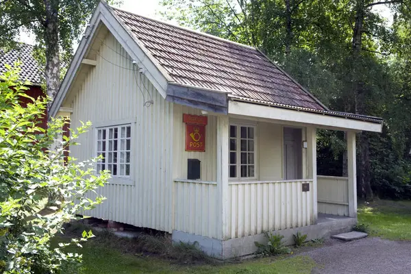 Posthus fra Svartdal i Telemark. Foto/Photo