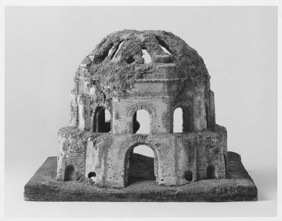 Modell av Minerva Medicas tempel i Rom