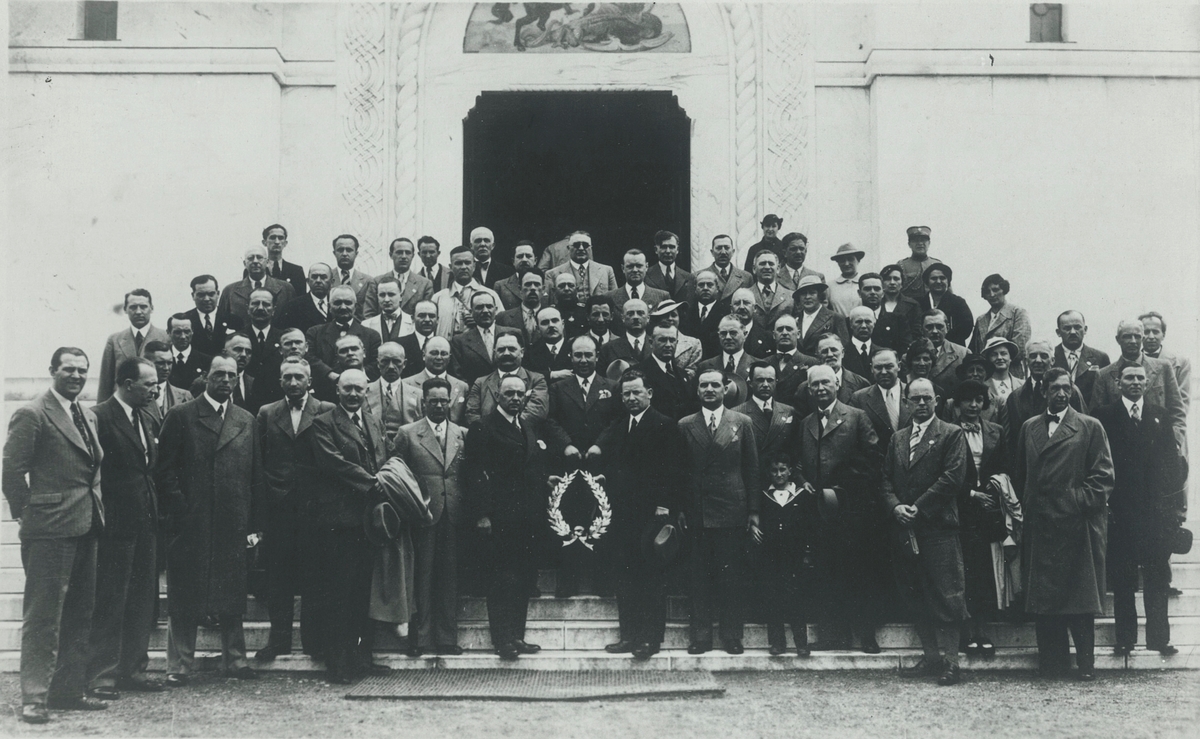 Den Internasjonale Kriminalkommisjons 12 årsmøte. Belgrad - Ljubliana, 1936.