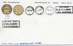 Stempelkatalog 6684/6687 Valsøyfjord (Valsøfjorden, Enge i N