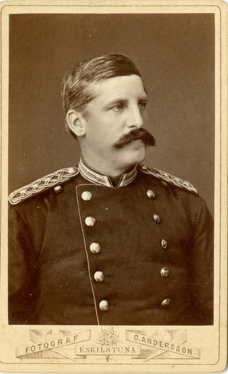 Porträtt av Lars Georg von Heijne-Lillienberg, officer vid Södermanlands regemente I 10.