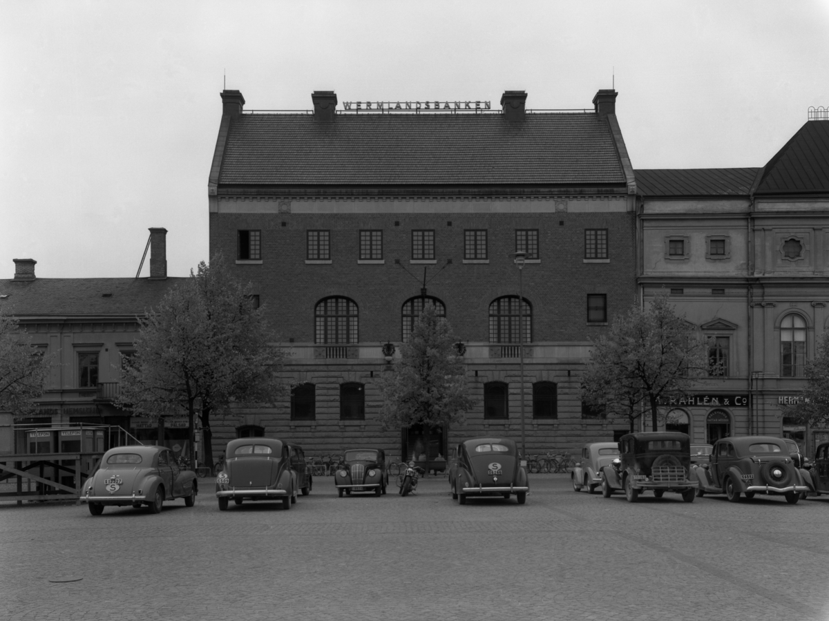 Wermlandsbankens huvudkontor år 1951.