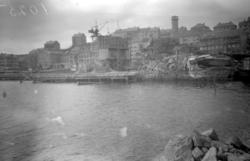 Astrupkaia i Vågen under bygging. Bildet er fotografert i ma