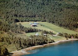 Flyfoto fra Bekken på Meisingset. Bildet er datert 30. juli 