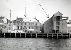 Foto fra Nergata 4 (det flotte hovedhuset) og Nergata 5 (bry