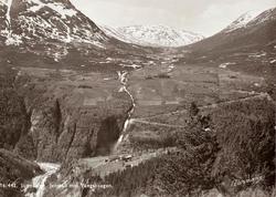 Postkort ";16/442"; hvor vi ser fra Jenstad i retning Vangsh