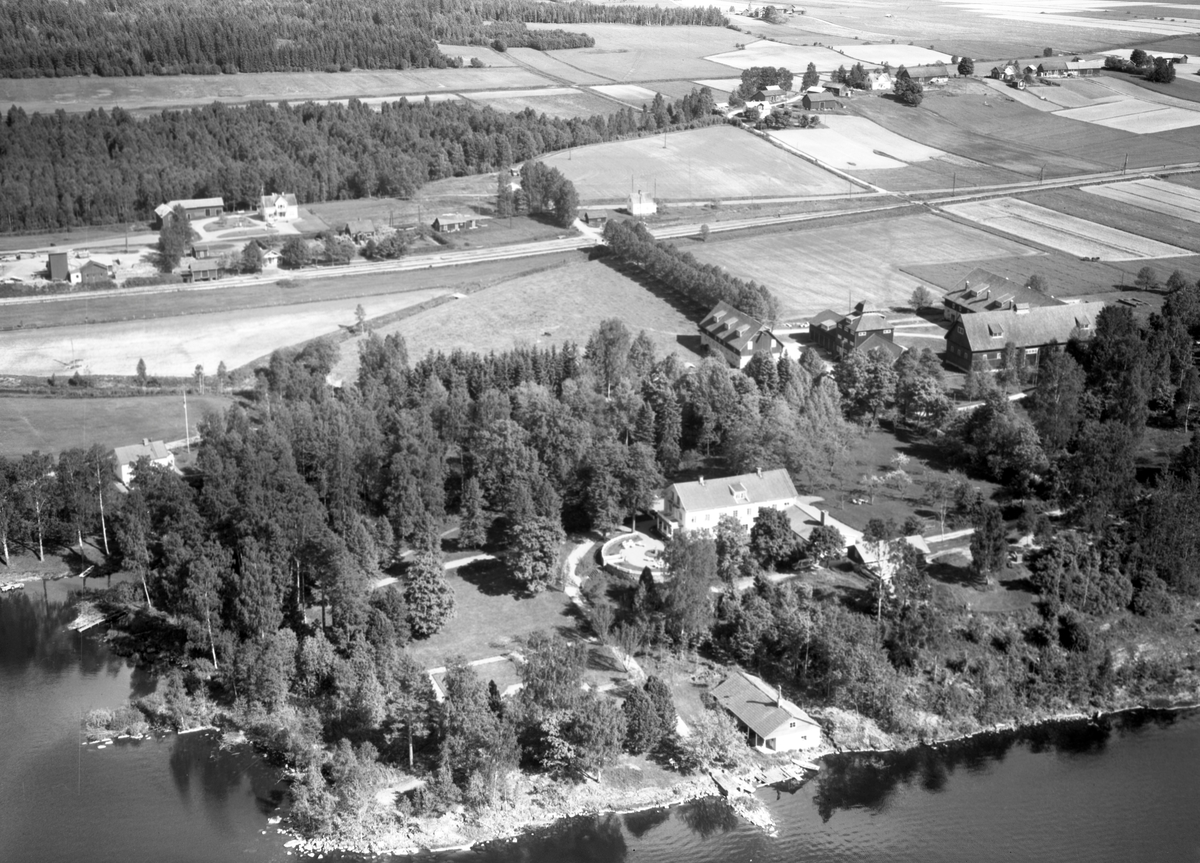 Värmland från luften 1963: Edsbjörke, Björkefors herrgård