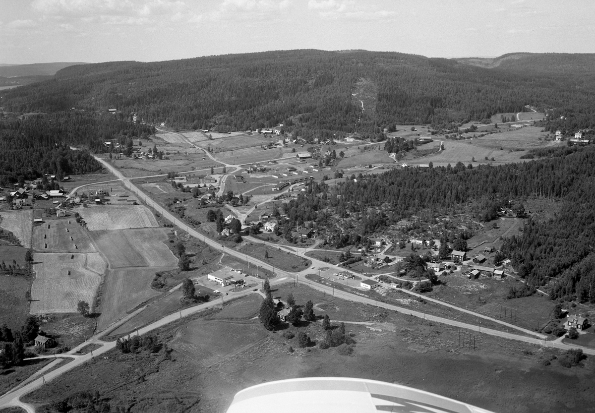 Flygvy över Sulvik i västra Värmland den 30 maj 1972.