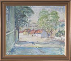 Morgensol i Glemmengt. [Oljemaleri]