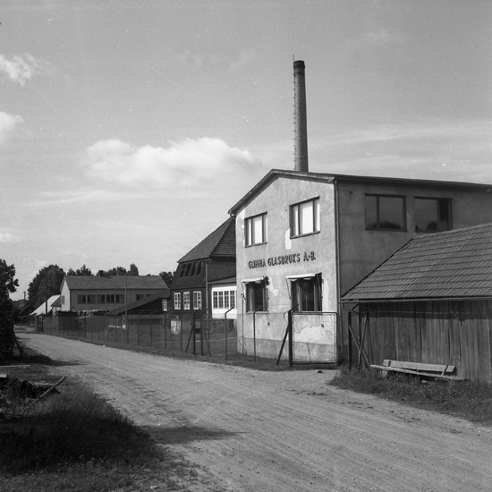 Glimma glasbruk, verksamt 1919-1969.