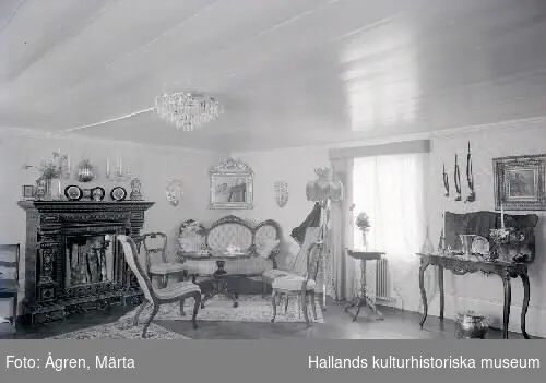 Gästgiveri, interiör. Gästgivaregården, 1952-05. Beställare Persson.