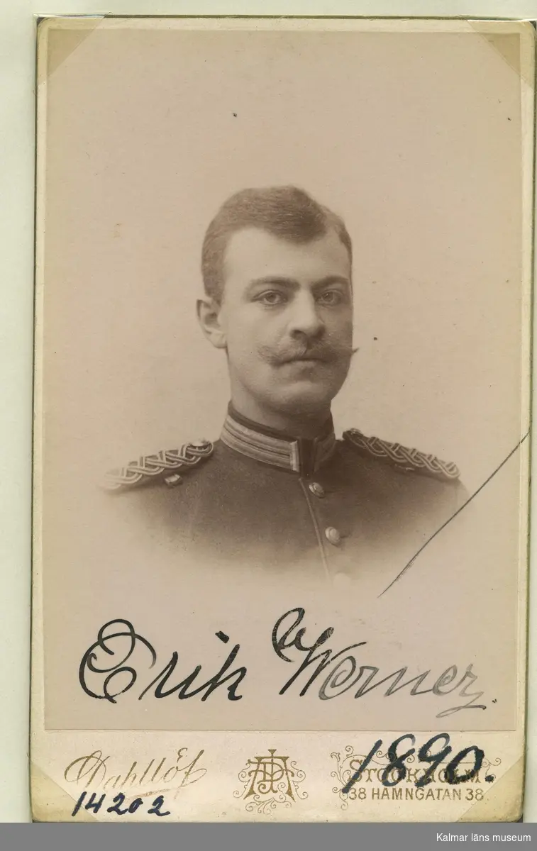 Erik Werner, överste, Kalmar regemente.