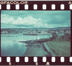 Fra Sjøbadet utenfor Levanger.