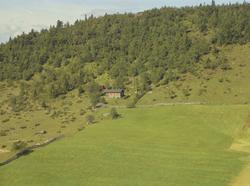 Østre Gausdal. Gammel hytte, «Ånerud hytte», Lishøgda. Parke
