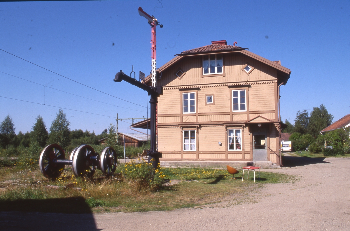 Hybo station uppfördes 1886. Hybo stationshus blev byggnads-
minne 1987.
