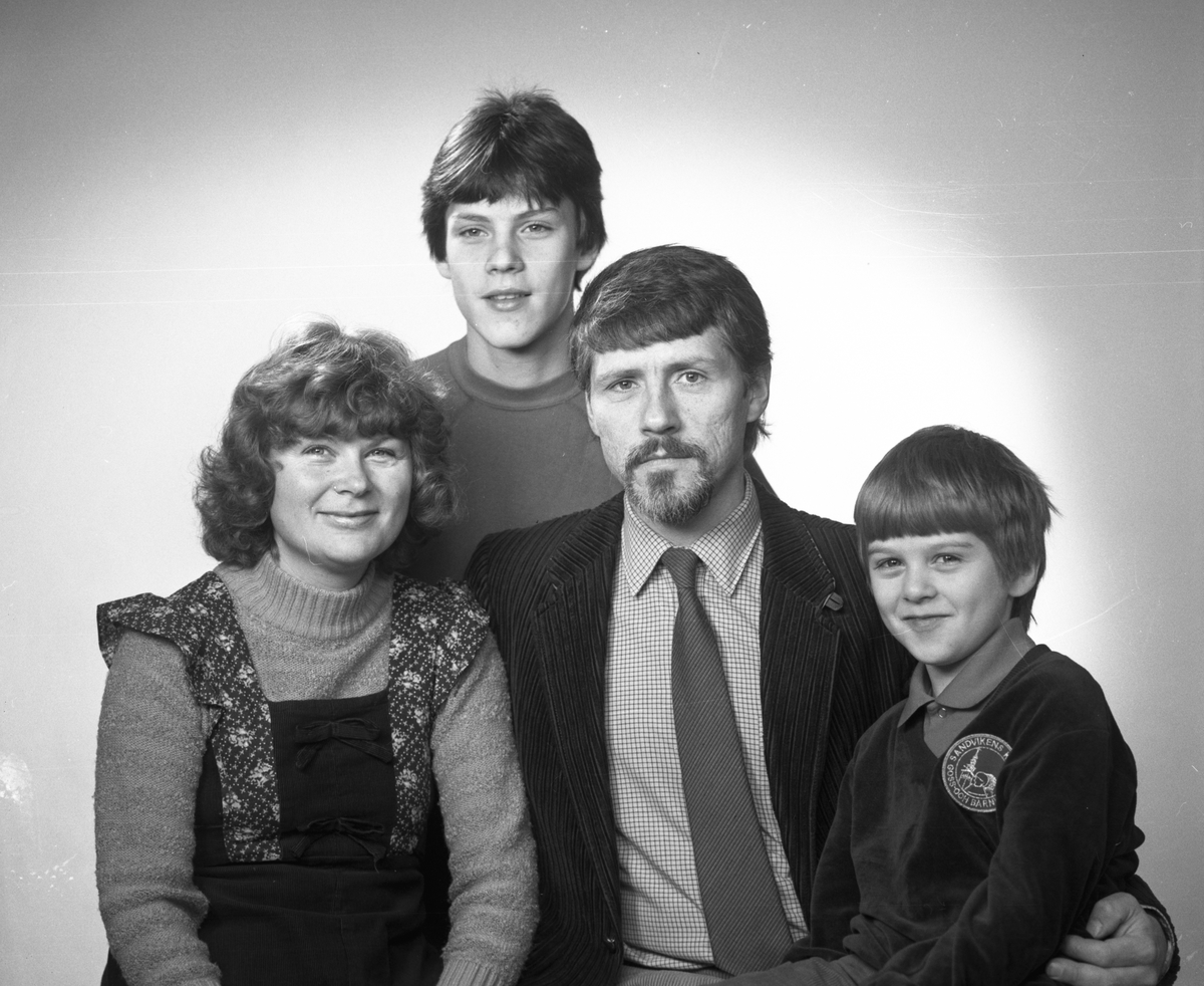 Familjen Richt, Sandviken. Den 9 december 1983